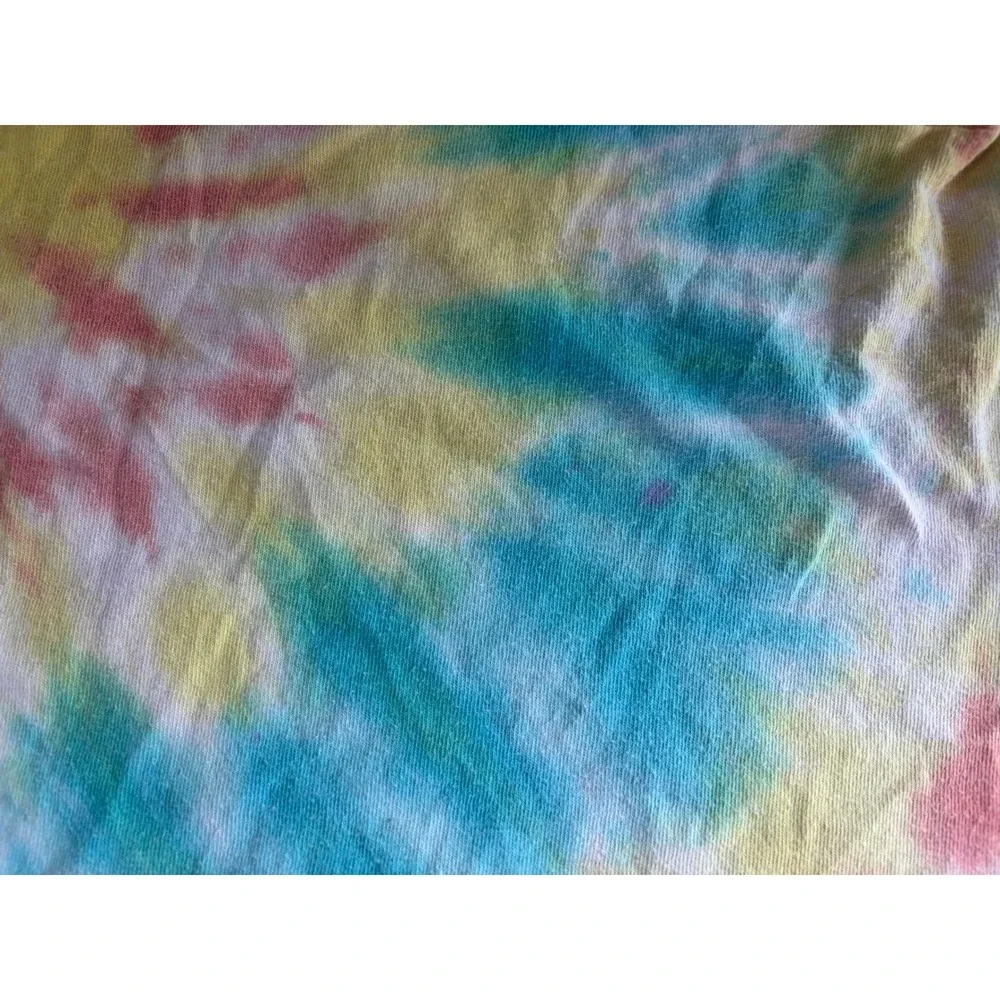M&M's Official Licensed Tie Dye T-Shirt Mens 2XL Red Yellow Characters Candy
